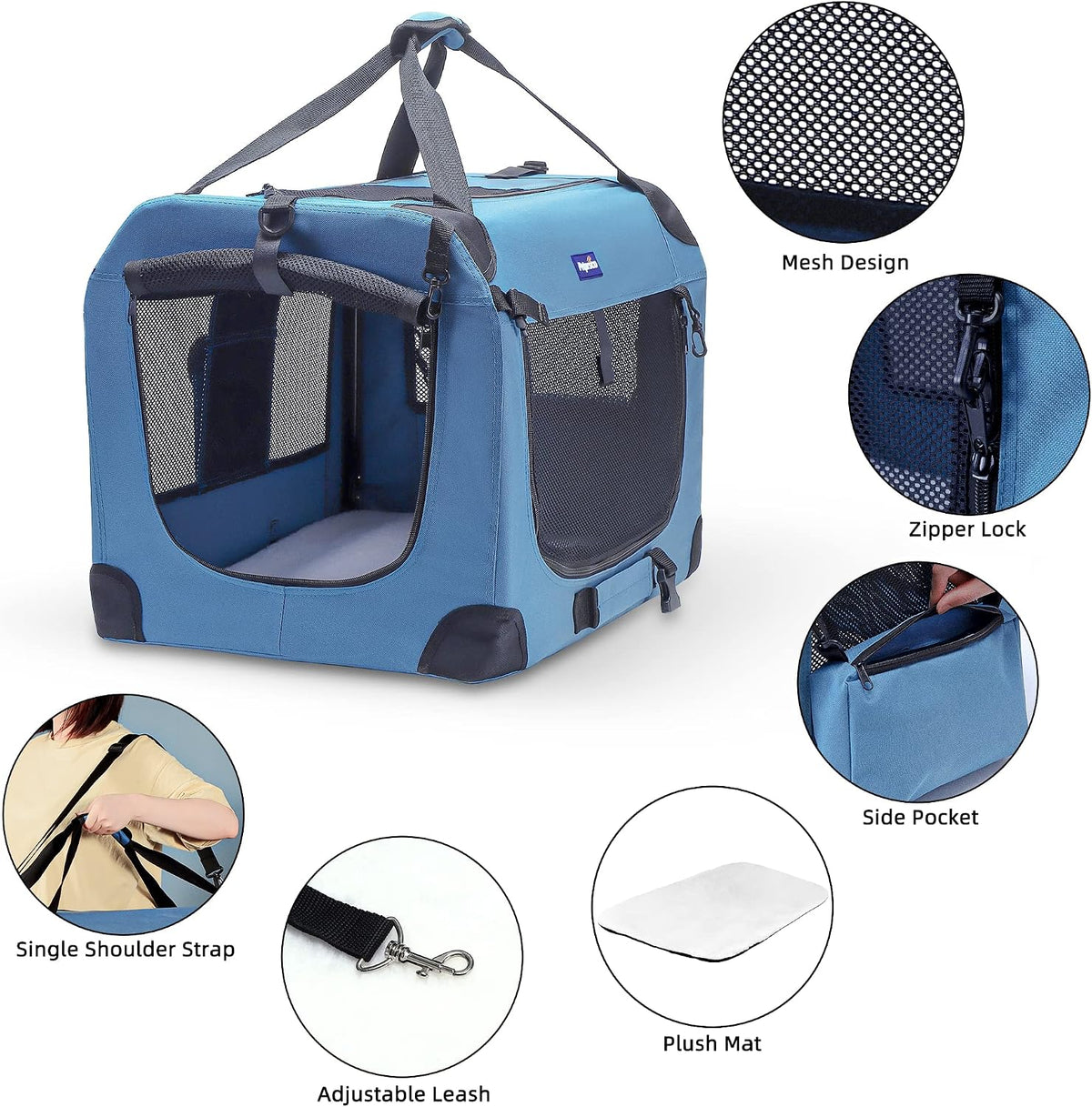Portable Soft Travel Dog Crate