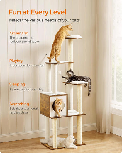 Multi-Level Cat Tree Tower